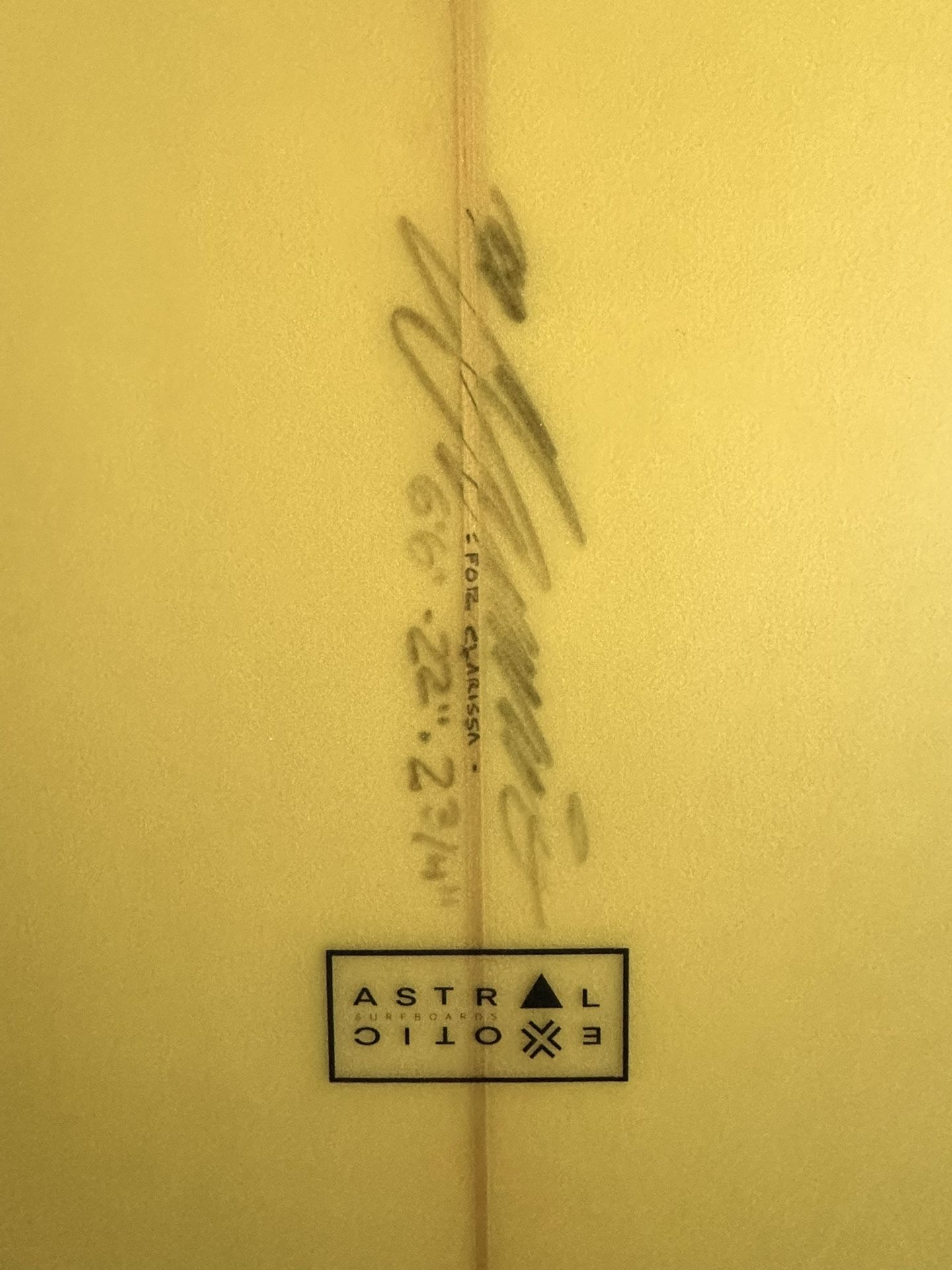 Big fish surfboard 6’6”