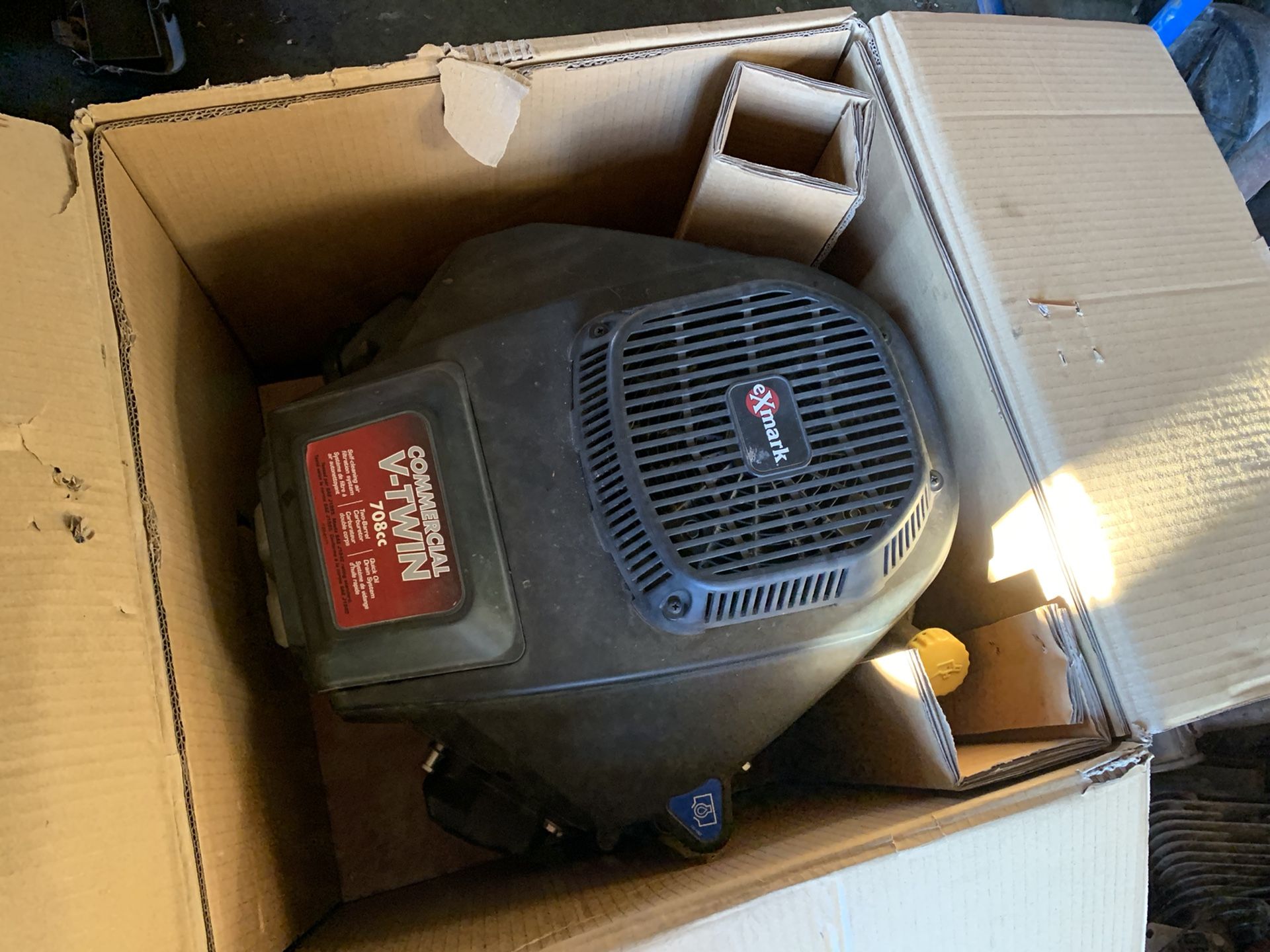 Toro Exmark Commercial V-twin engine.