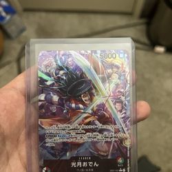 Kozuki Oden L EB01-001 Alt Art Japanese ONE PIECE Card Memorial Collection - NM