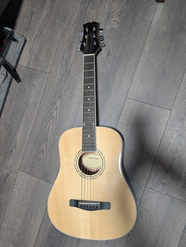 Mitchell 3/4 Scale Acoustic Travel Guitar
