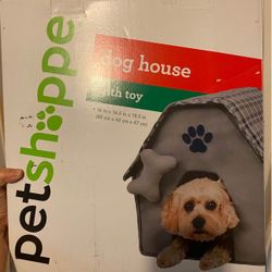 New Cloth Doghouse With Toy $15