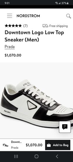 Prada Downtown Low-Top Sneakers