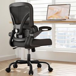 Office Chair, 330LBS Ergonomic Comfy Desk Chair with Adjustable Lumbar Support, Executive Computer Chairs for Home Office, Black