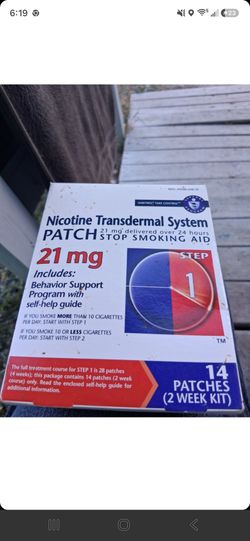 Nicotine Transdernal System $25 each