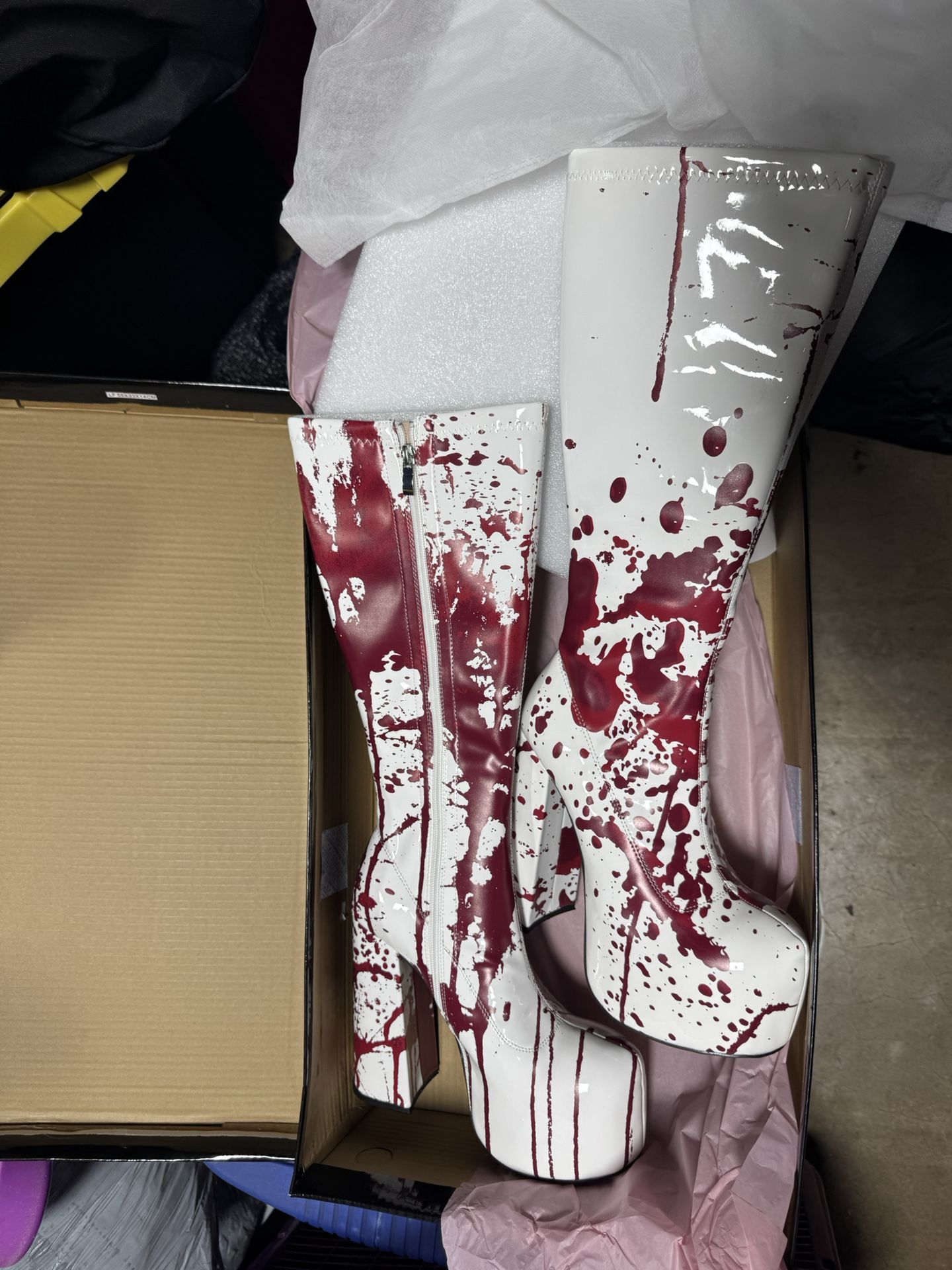 Trickz N’ Treatz Halloween Gogo Boots