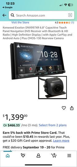 Kenwood Car Stereo Multi Media DVD Player