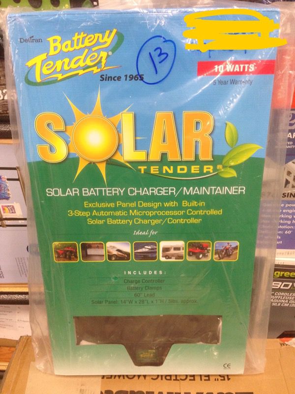 Brand new 10 watt solar tender
