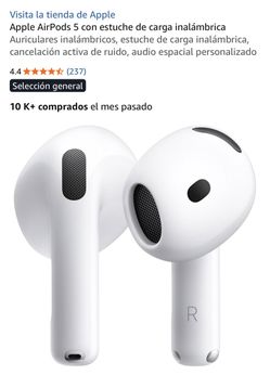 Apple Auriculares inalámbricos AirPods 5