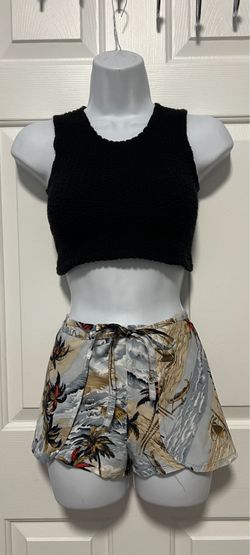 Vintage 1980 Hawaiian Wrap Around Shorts Only Size Smalls