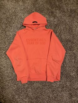 'CORAL' ESSENTIALS HOODIE