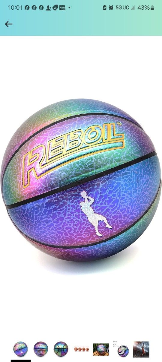 Mamba Spirit Leather Basketball (Size 3~7)-Kids Basketball, Small Basketball, Youth Basketballs, Basketball Gift