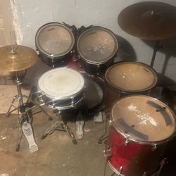 8 piece drum set