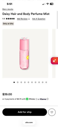 Marc Jacobs Daisy Hair and Body Perfume Mist