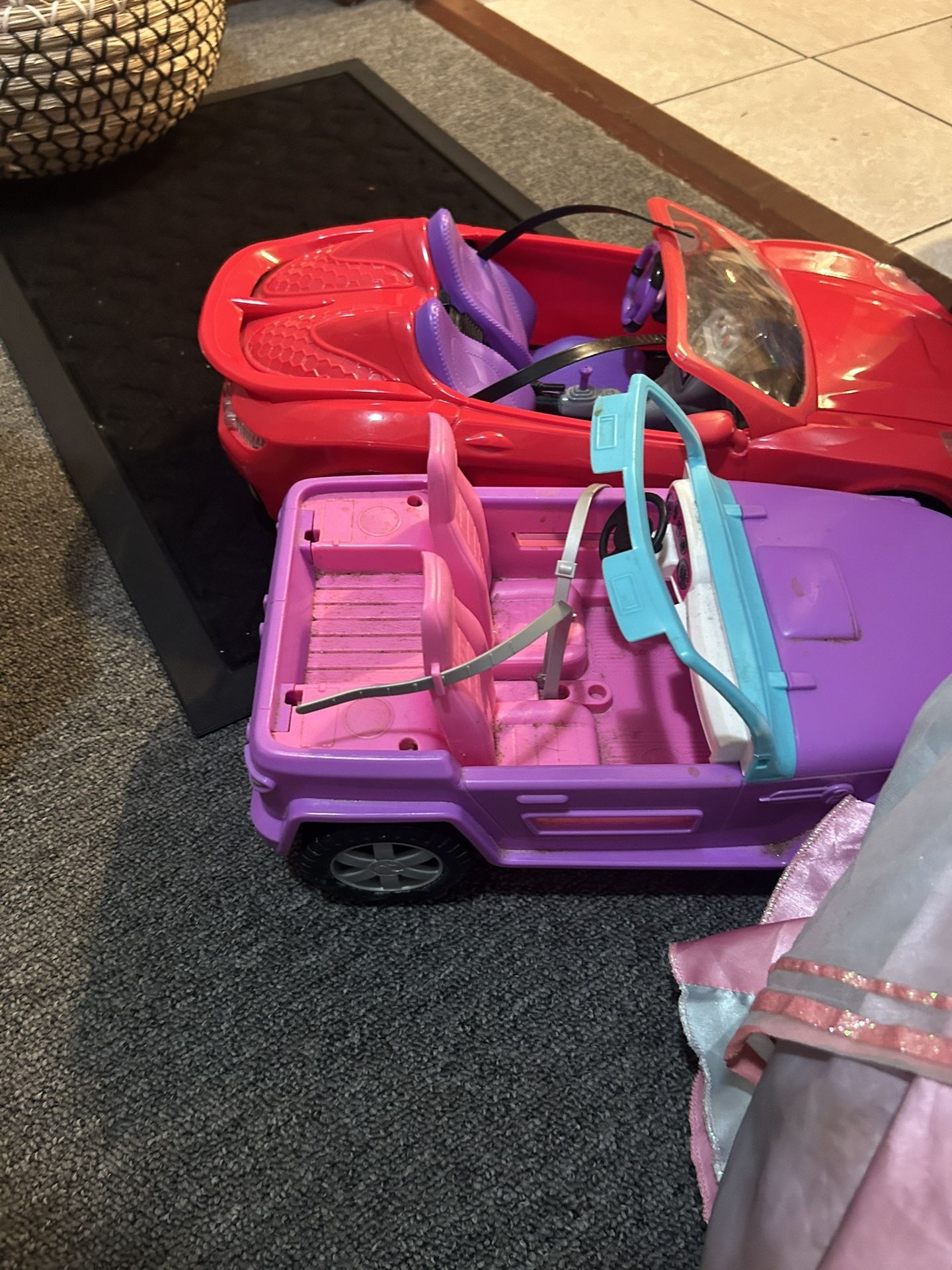 Barbie Cars And Big Barbie Doll