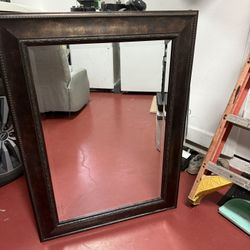 Beautiful Mirror 32’x 45’  Color Brown with Bronze