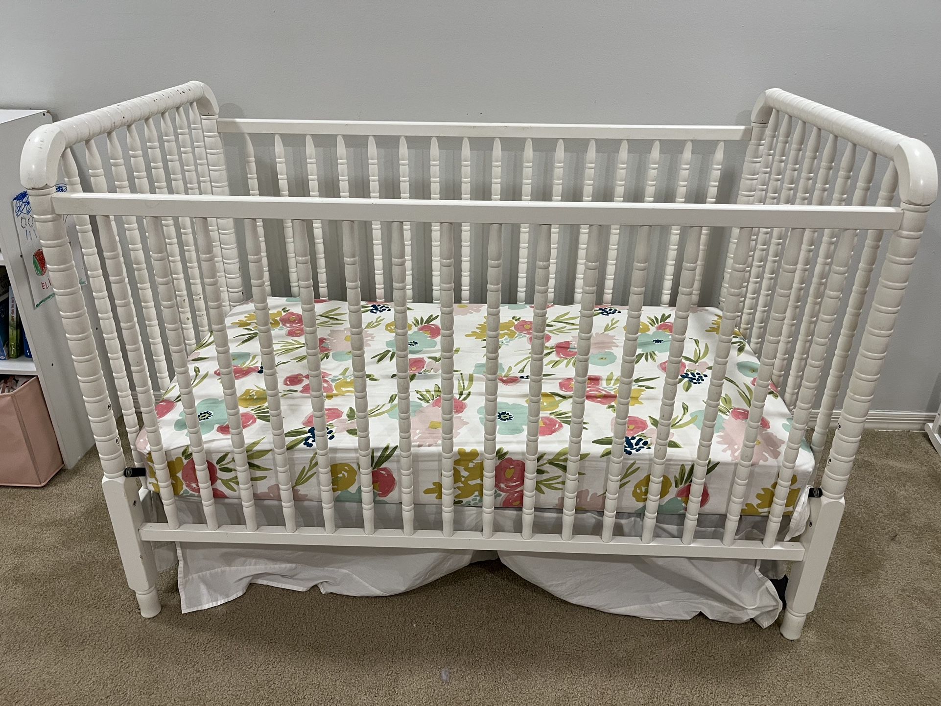 Crib and Mattress- Jenny Lind