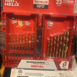 23 PC - titanium Drill bit Set
