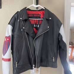 Leather Jacket USA By Hoban 
