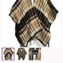 Mexican Poncho  One Size It Fit A Xl 