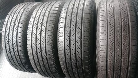 Set of 4 matching tires Continental 205/55R16 with the installation