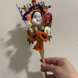 Japanese Kudame Lucky Prosperity Statue 