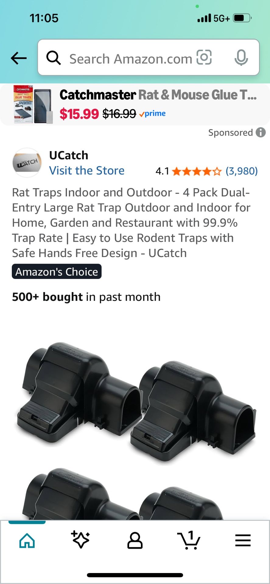 Rat Traps 4 Pack