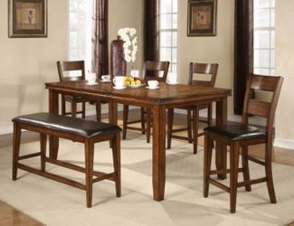 6 Piece Counter Height Dining Set