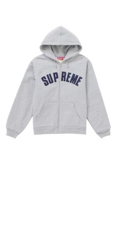 Supreme Arc Thermal Zip Up Hooded Sweatshirt