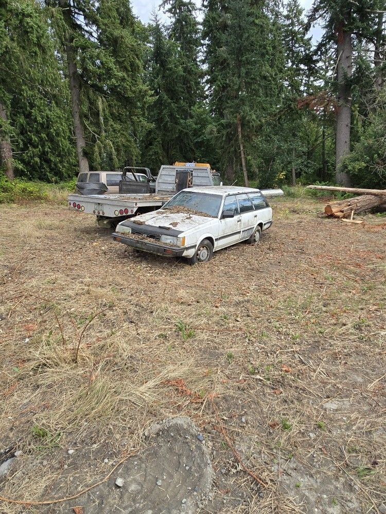 86 Subaru GL wagon. Front Wheel Drive
