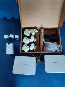 $70 Firm, Yes, It's Available, Arlo Pro 2 Wireless Security Camera Bundle, 3 Cameras, 5 Batteries, 2 Base Stations No Cords, 1 Battery Charger