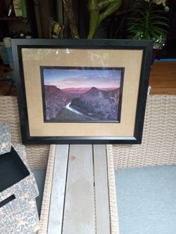 Framed Photo Of Grand Canyon