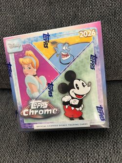 Topps chrome 2026 Disney trading cards TCG