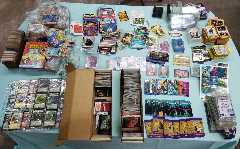 Non Sports Card Collection Including Lots of Batman Animated Metal Desert Storm and more!