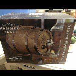 Wood Whiskey Barrel Holds 800ML/27 FL. OZ