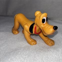 Vintage Disney Pluto Ceramic Figurine Japan 5.5” Walt Disney Production 
