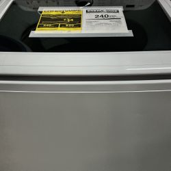 New Samsung Washer Top-Load  |  4.5 Cu ft In White.