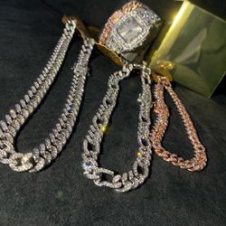 Five Piece Package Rare Red Rose 18 Inch 20 Inch White And 24 Inch Resizable Wrist 