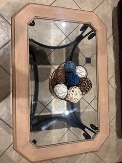 Glass Top Coffee Table