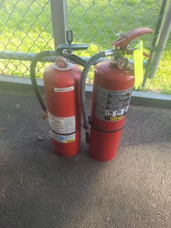 Fire extinguishers 15 pounds each