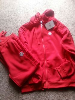 Men's Moncler jogging suit size XXL