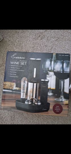 Rabbit 8-Piece Electric Wine Set
