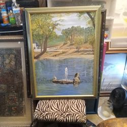 Framed In Signed Oil Painting By Kate Podegracz