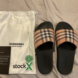 Burberry slides size 42