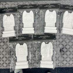 Set of 6 Mini Foam Halloween Tombstones