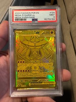 2026 Pokemon Mega Zygarde ex #124/088 Mega Hyper Rare MHR PSA 9 MINT