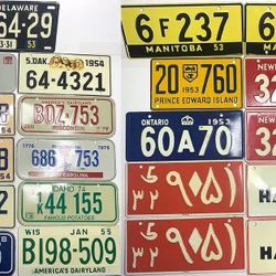 Mini Cereal Premium License Plates - 80s - Read!