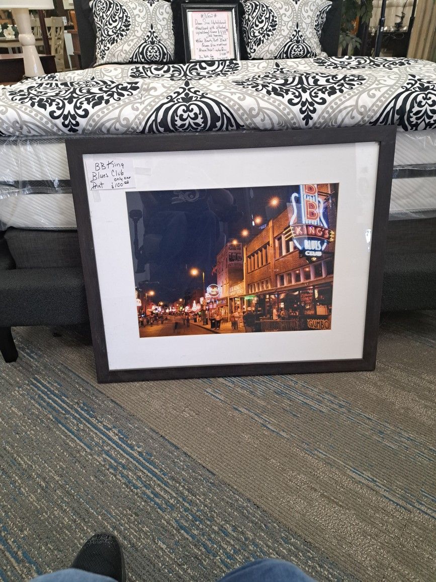 BB King Club Print