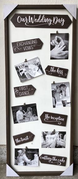 Large wedding photo frame