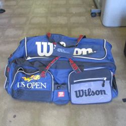 Used Wilson US Open Vintage Duffle Bag w/ Carry Strap SKU37327-2