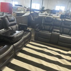NEW SOFA AND LOVESEAT ELECTRIC RECLINER 